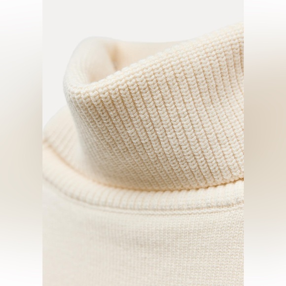 ZARA HIGH COLLAR KNIT VEST TOP - Picture 4 of 5